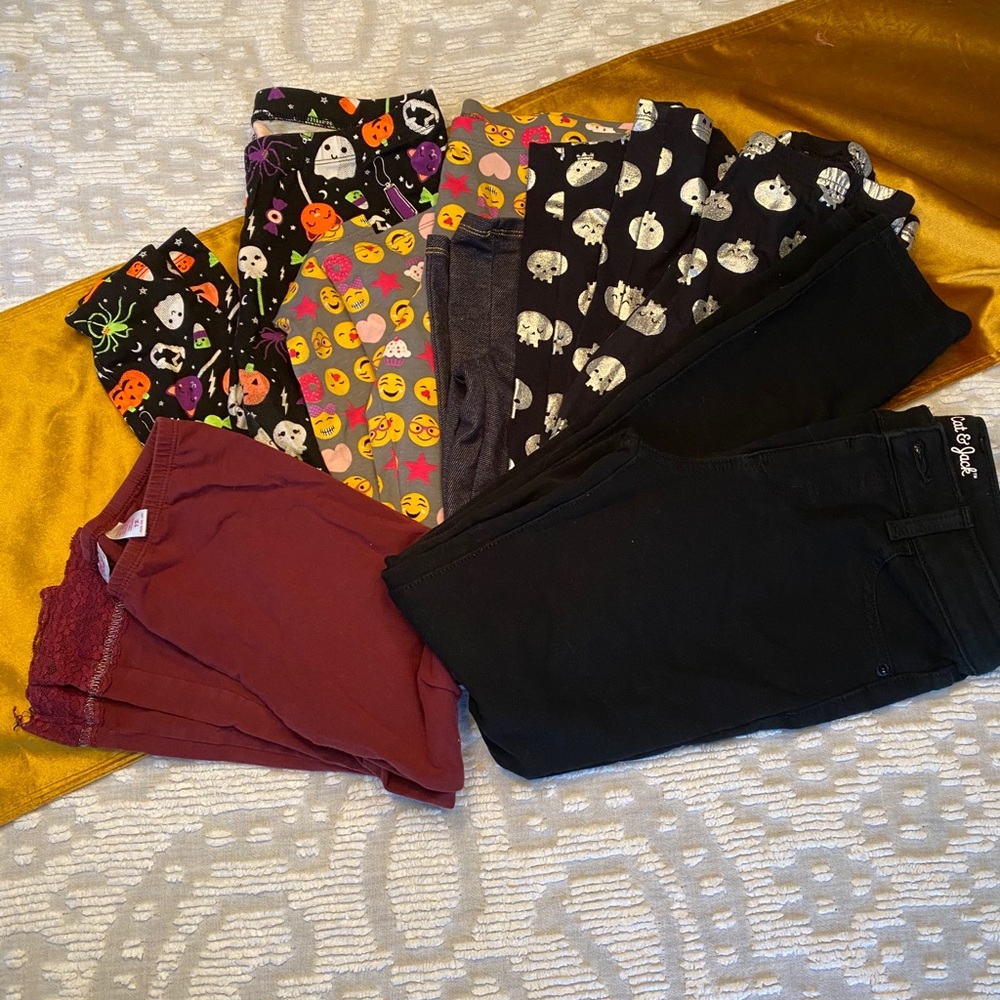 Bundle of girls leggings/jeggings